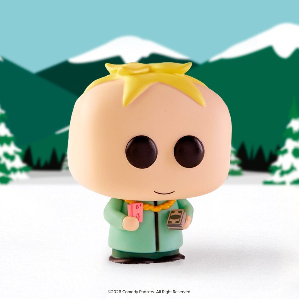 Фото - Коллекционная фигурка FUNKO POP! серии Южный парк - БАТТЕРС СТОТЧ (КОМПАНИЯ ПОЦЕЛУЕВ) (86304)