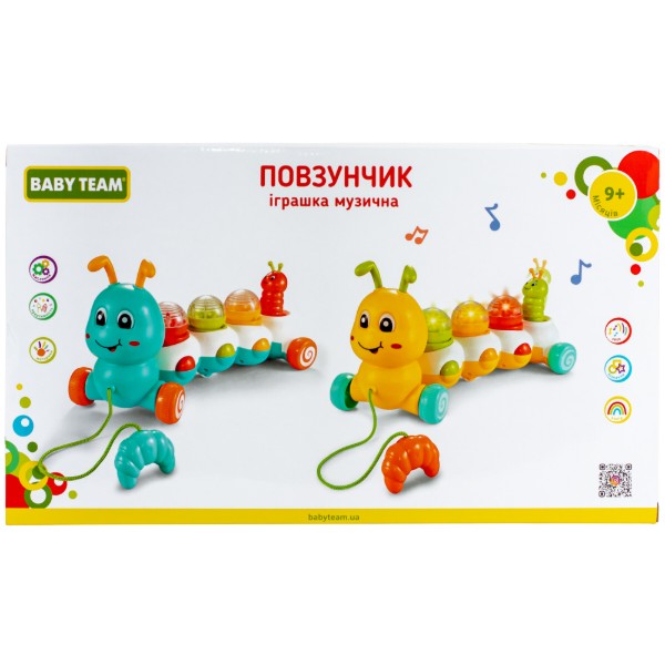 Фото - Интерактивная игрушка Baby Team Ползунчик (8659_голубой)