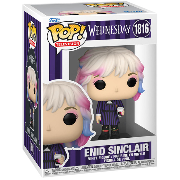Фото - Колекційна фігурка FUNKO POP! серії Уенздей 2 - ЕНІД СІНКЛЕР З КАВОЮ (86681)