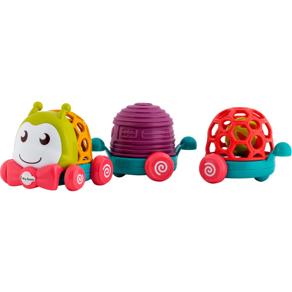 Фото - Интерактивная игрушка Baby Team Забавные вагончики (8672_паровозик)