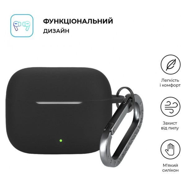Фото - Чохол для навушників Armorstandart Hang Case for OPPO Enco Buds3 Pro Black (ARM86802)