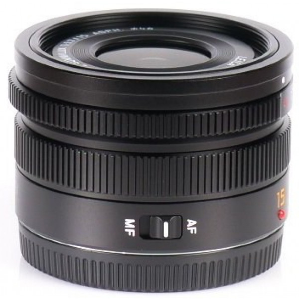 Фото - Об'єктив до фотокамери Panasonic Micro 4/3 Lens 15mm f/1.7 ASPH Black (H-X015E9-K)