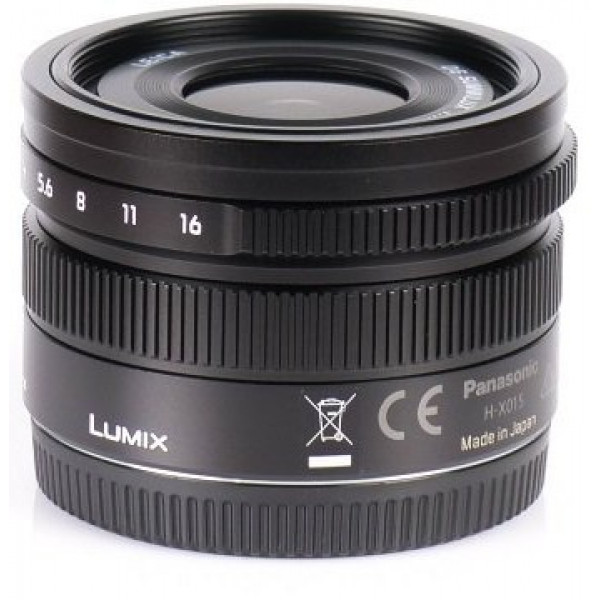 Фото - Об'єктив до фотокамери Panasonic Micro 4/3 Lens 15mm f/1.7 ASPH Black (H-X015E9-K)