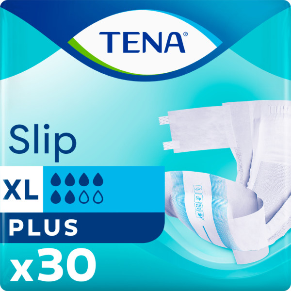 Фото - Одноразові підгузки Tena для дорослих Slip Plus XL 30 (8699114504539)