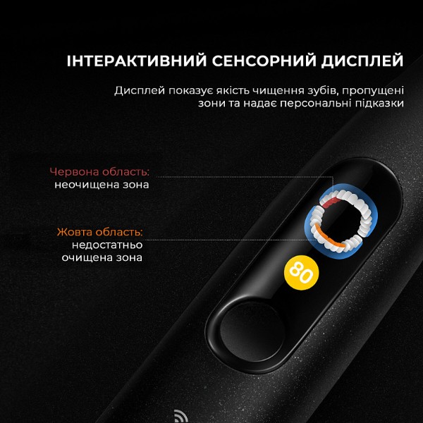 Фото - Зубна щітка електрична Oclean X Ultra 20 Electric Toothbrush Black (6970810557121)