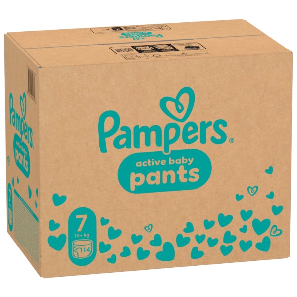Фото - Одноразовые подгузники-трусики Pampers Active Baby Размер 7 (15+ кг), 114 шт. (80779062)