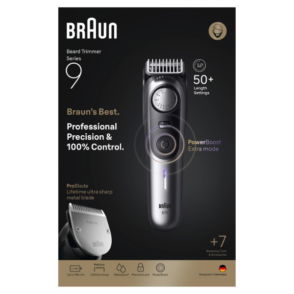 Фото - Тример універсальний Braun Beard Trimmer Series 9 BT9520 типу 5808