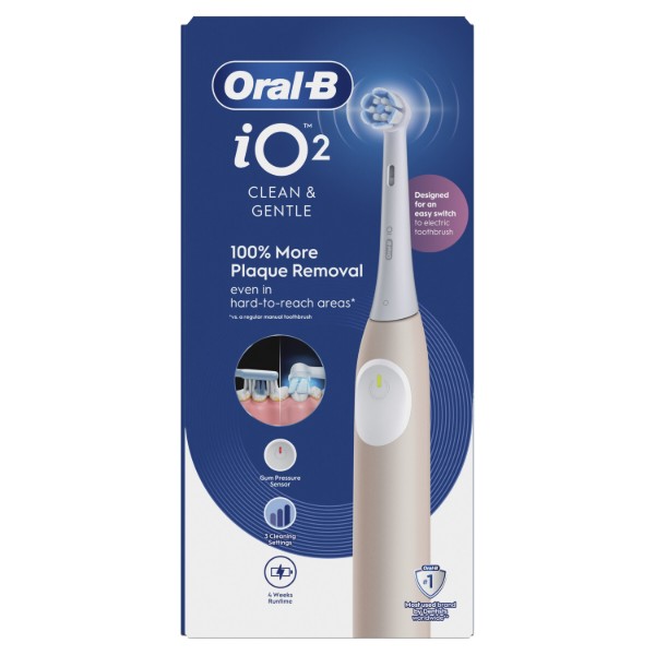 Фото - Зубна щітка електрична Oral-B Braun iO 2 iOS2.1C9.0 типу 3770 Ніжно-рожева