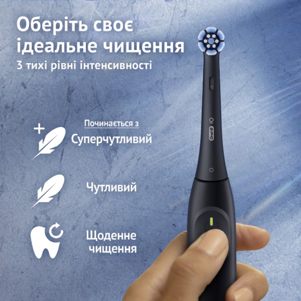 Фото - Зубная щетка электрическая Oral-B Braun iO 2 iOS2.1D9.2K типа 3770 Ультрачорная + Футляр