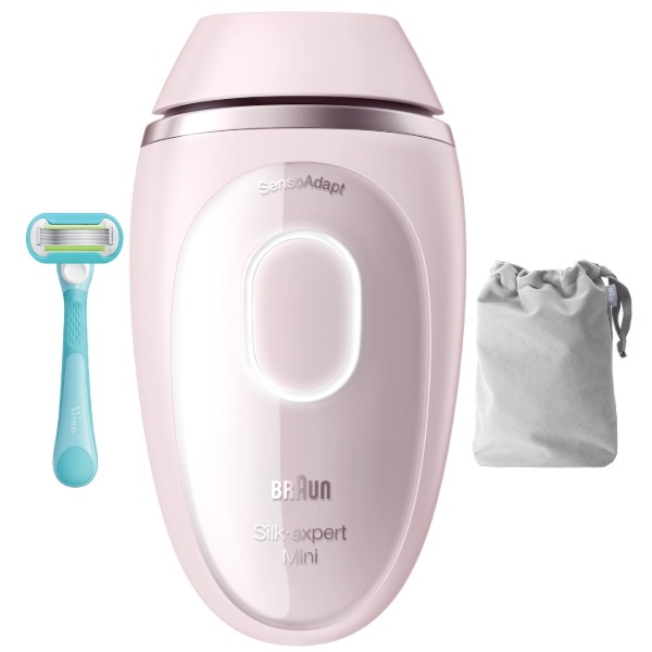 Фото - Фотоепілятор Braun Silk Expert Mini PL1111 + Бритва Gillette Venus Extra Smooth + Косметичка (8700216937375)