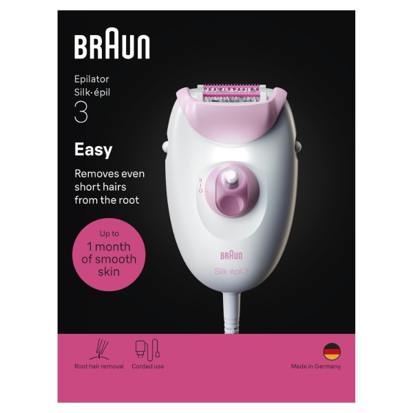 Фото - Епілятор Braun Silk-epil 3 SE 3-033 (8700216962940)