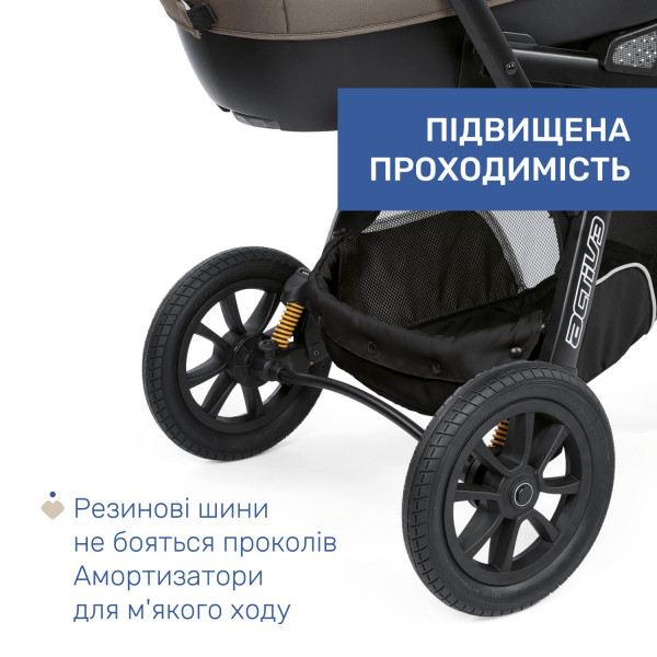 Фото - Коляска универсальная 2 в 1 Chicco Activ3 (87087.34.01)