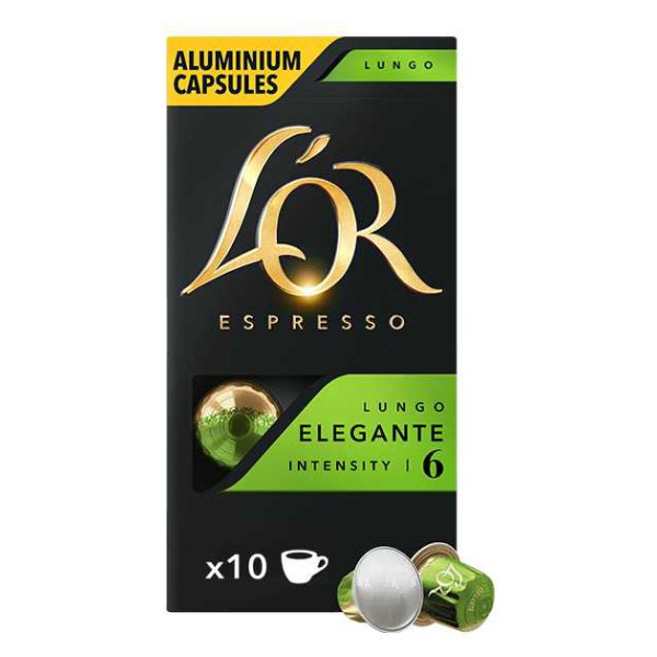 Фото - Кава в капсулах L`OR Lungo Elegante №6 (10x52г) 520г