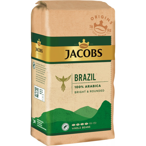 Фото - Кава в зернах Jacobs Origins Brazil 100% Арабика 1 кг