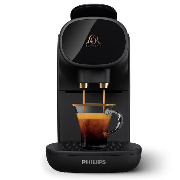 Фото - Кофеварка капсульная Philips L’OR Barista Sublime + 20 капсул L’OR и 2 стеклянные чашки L’OR 150мл