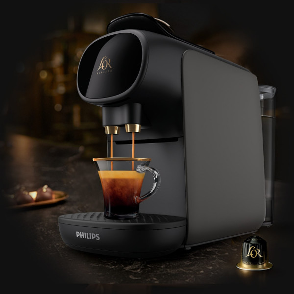 Фото - Кофеварка капсульная Philips L’OR Barista Sublime + 20 капсул L’OR и 2 стеклянные чашки L’OR 150мл