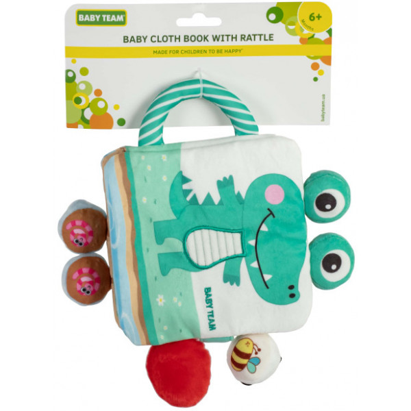 Фото - Книжка-игрушка Baby Team с погремушкой (8721)