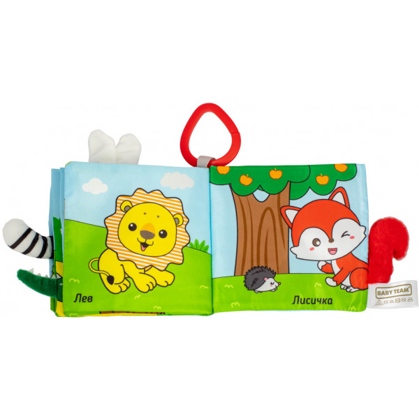 Фото - Книжка-іграшка Baby Team Тваринки (8722)