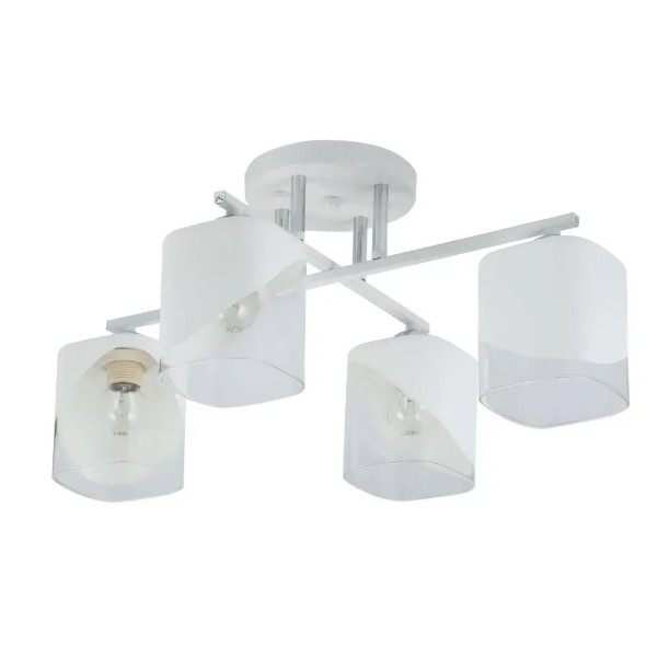 Фото - Люстра Sirius 07245/4 Matte White+CR на 4 плафоны