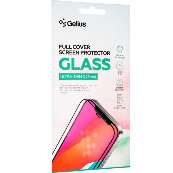 Фото - Захисне скло для смартфону Gelius Full Cover Ultra-Thin 0.25mm for Samsung A032 (A03 Core)/A035 (A03) Black (91068)