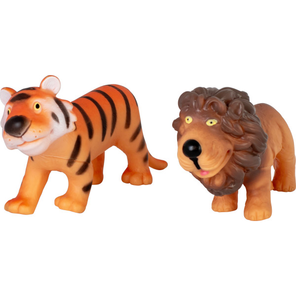 Фото - Іграшка для ванної Baby Team Тварини сафарі 2 шт. (8755_набір з левом)
