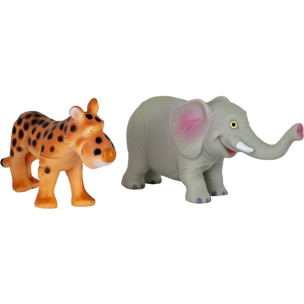 Фото - Іграшка для ванної Baby Team Тварини сафарі 2 шт. (8755_набір зі слоном)