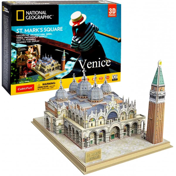 Фото - 3D пазлы Cubic Fun National Geographic ''пл.Святого Марка'' (DS0980h)