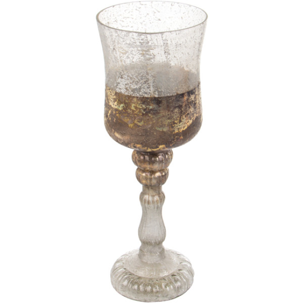 Фото - Свічник Lefard 32x11 см сірий (876-070)