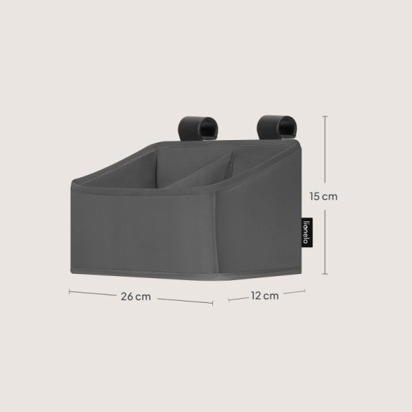 Фото - Органайзер для зберігання дитячий Lionelo для кроватки SIDEPOCKET SMALL GREY