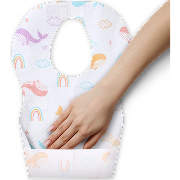 Фото - Нагрудник одноразовый BabyOno 10 шт/уп. 23,5 см x 34,5 см (878)