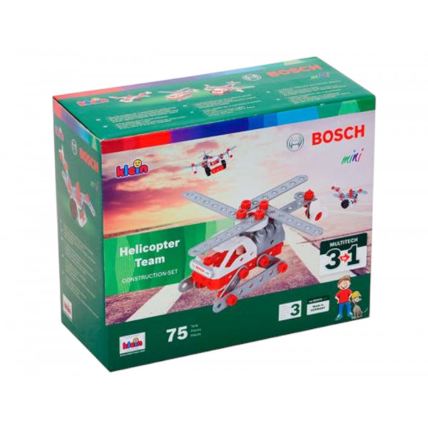 Фото - Пластиковый конструктор Klein Bosch Mini Команда вертолетов 3 в 1 (8791) Фото - Пластиковый конструктор Klein Bosch Mini Команда вертолетов 3 в 1 (8791)
