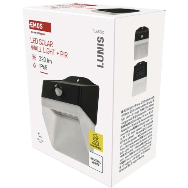 Фото - Світлодіодний світильник EMOS ZG151S 220 лм IP65 4000K PIR