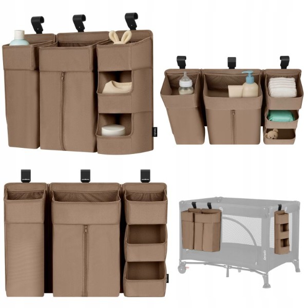 Фото - Органайзер для зберігання дитячий Lionelo для кроватки SIDEPOCKET LARGE BEIGE