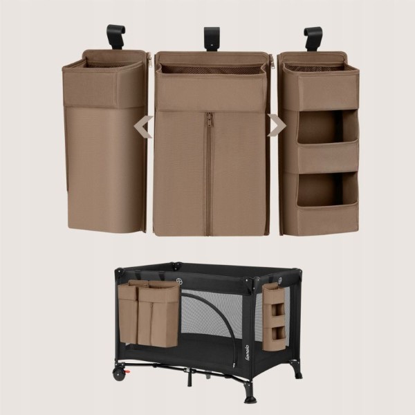 Фото - Органайзер для зберігання дитячий Lionelo для кроватки SIDEPOCKET LARGE BEIGE