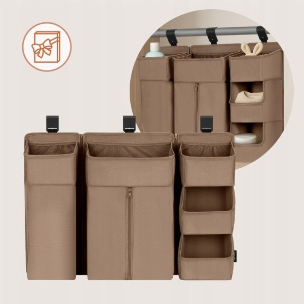 Фото - Органайзер для зберігання дитячий Lionelo для кроватки SIDEPOCKET LARGE BEIGE