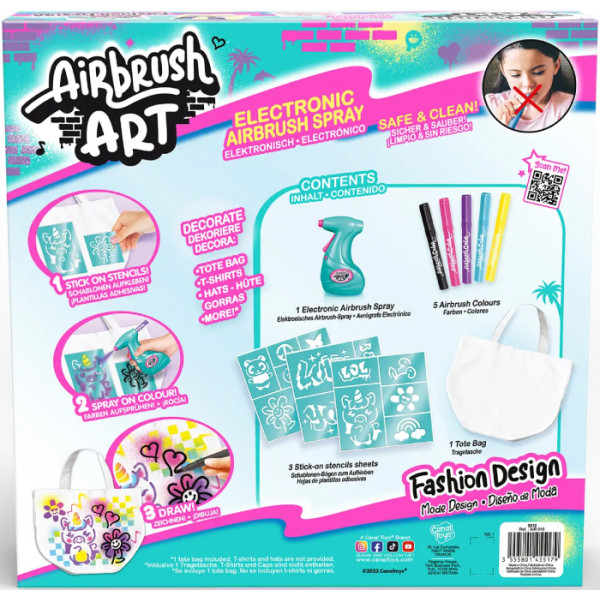 Фото - Набір для декупажу та розпису Canal Toys DIY AIRBRUSH ART - Дизайнер (AIR016)