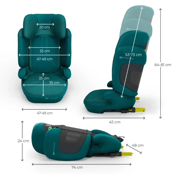 Фото - Автокрісло Kinderkraft Xpand 2 PRO i-Size Green (KCXPPR02GRE0000)
