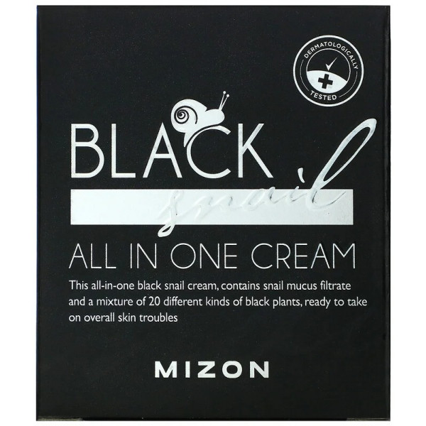 Фото - Крем для обличчя Mizon Black Snail All In One 75 мл (8809663751753)
