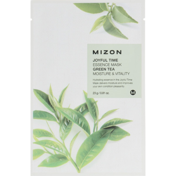 Фото - Маска для обличчя Mizon Joyful Time Essence Зелений чай 23 мл (8809663752262)
