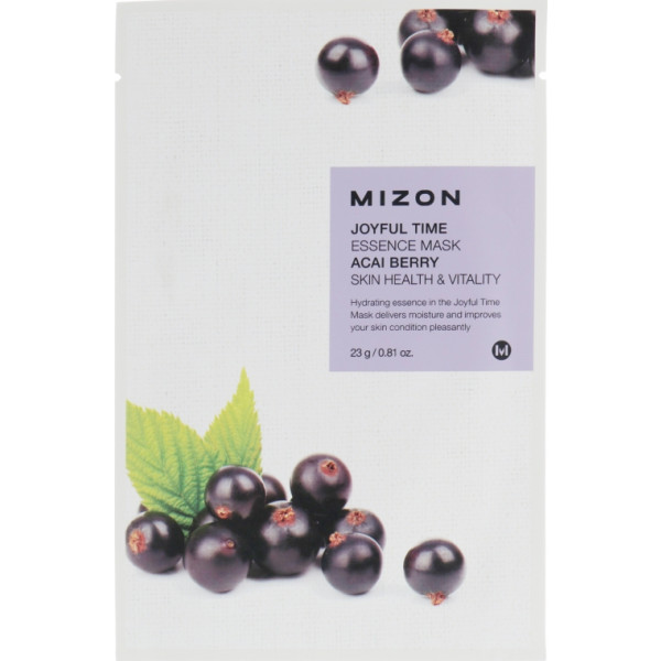 Фото - Маска для обличчя Mizon Joyful Time Essence Ягоди асаї 23 мл (8809663752408)
