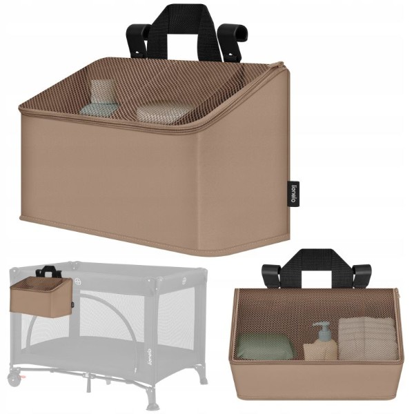 Фото - Органайзер для зберігання дитячий Lionelo для кроватки SIDEPOCKET MEDIUM BEIGE