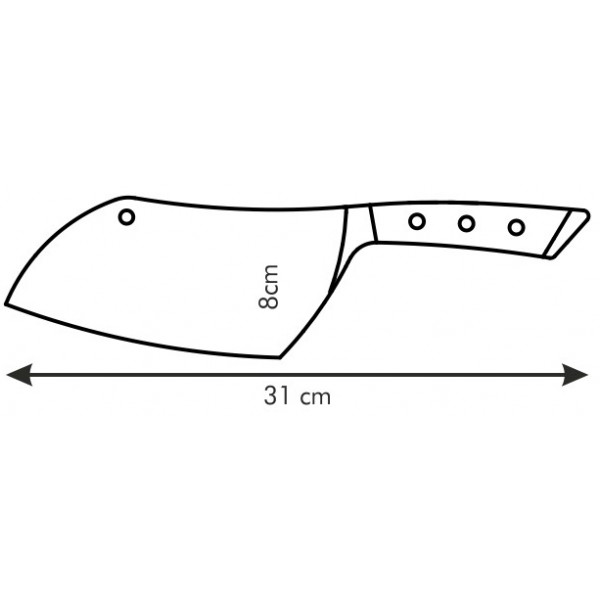 Фото - Сокира кухонна tescoma 884544 Azza 17 см