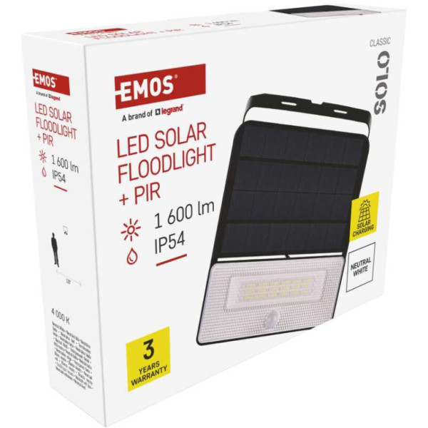 Фото - Светодиодный прожектор EMOS ZG122S 1600 лм IP54 4000K PIR