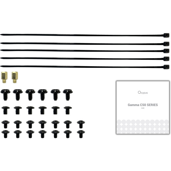 Фото - Корпус OCYPUS MATX W/O PSU GAMMA C50 BK ARGB (GAMMA-C50-BKG400XX-GL)