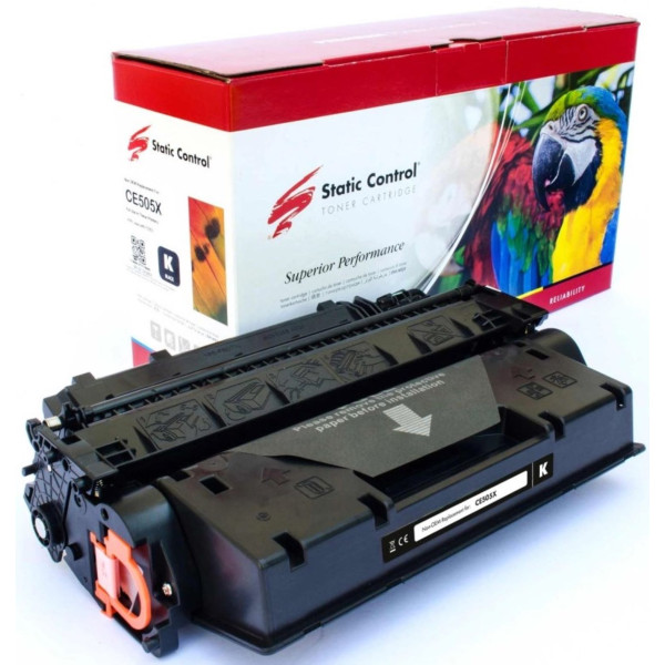 Фото - Картридж-тонер Static Control Parrot совместимый аналог HP CE505X (05X)/CF280X (80X), Canon 719H/720 (002-01-LE505X)