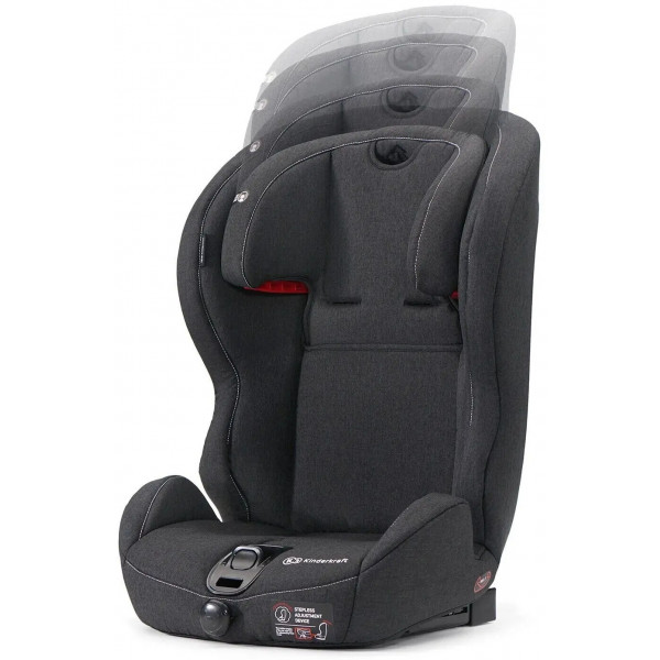 Фото - Автокрісло Kinderkraft Safety Fix Black (KKFSAFEBLK0000)