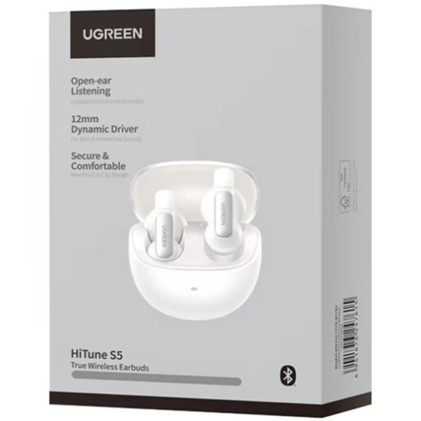 Фото - Навушники вкладиші бездротові TWS UGREEN HiTune S5 Open Wearable WS210  White (45761)