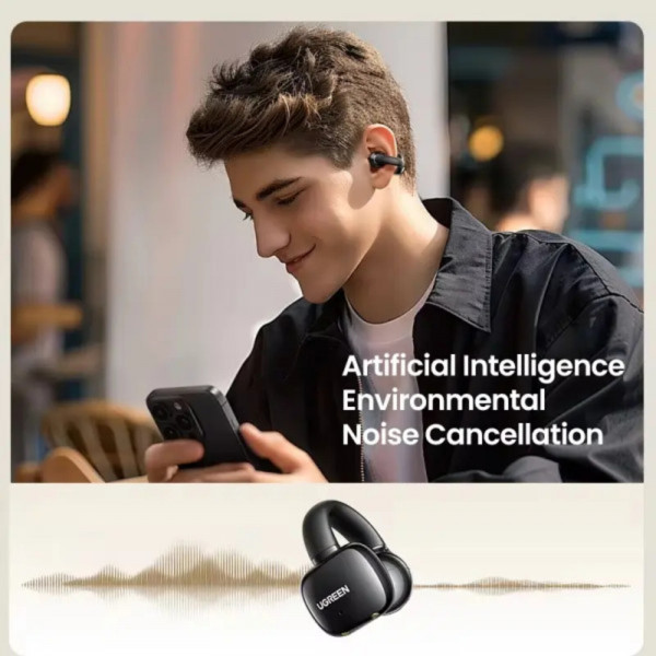 Фото - Наушники вкладыши беспроводные TWS UGREEN HiTune S3 Open Wearable WS209 Black (45785)