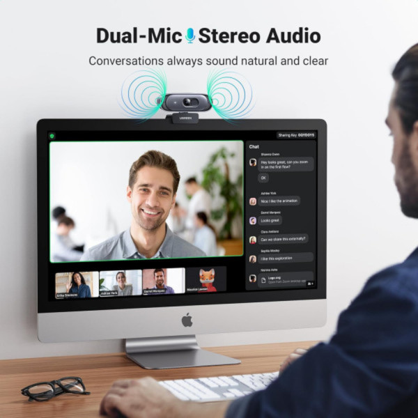 Фото - Веб-камера для комп'ютера UGREEN CM778 2K webcam USB-A (35626)