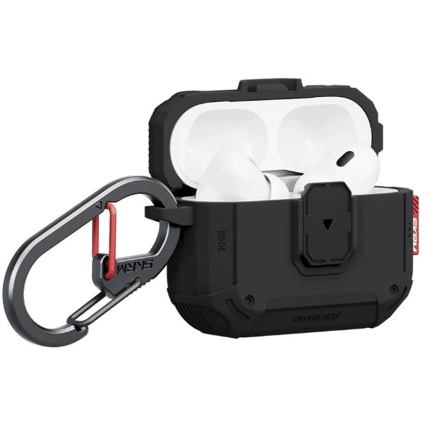 Фото - Чохол для навушників Skinarma Mecha LE do AirPods Pro 3 black (SK-APP3MECLE-BLACK)